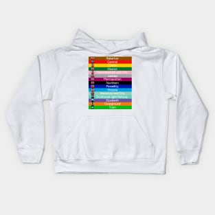 London Underground Subway Lines Kids Hoodie